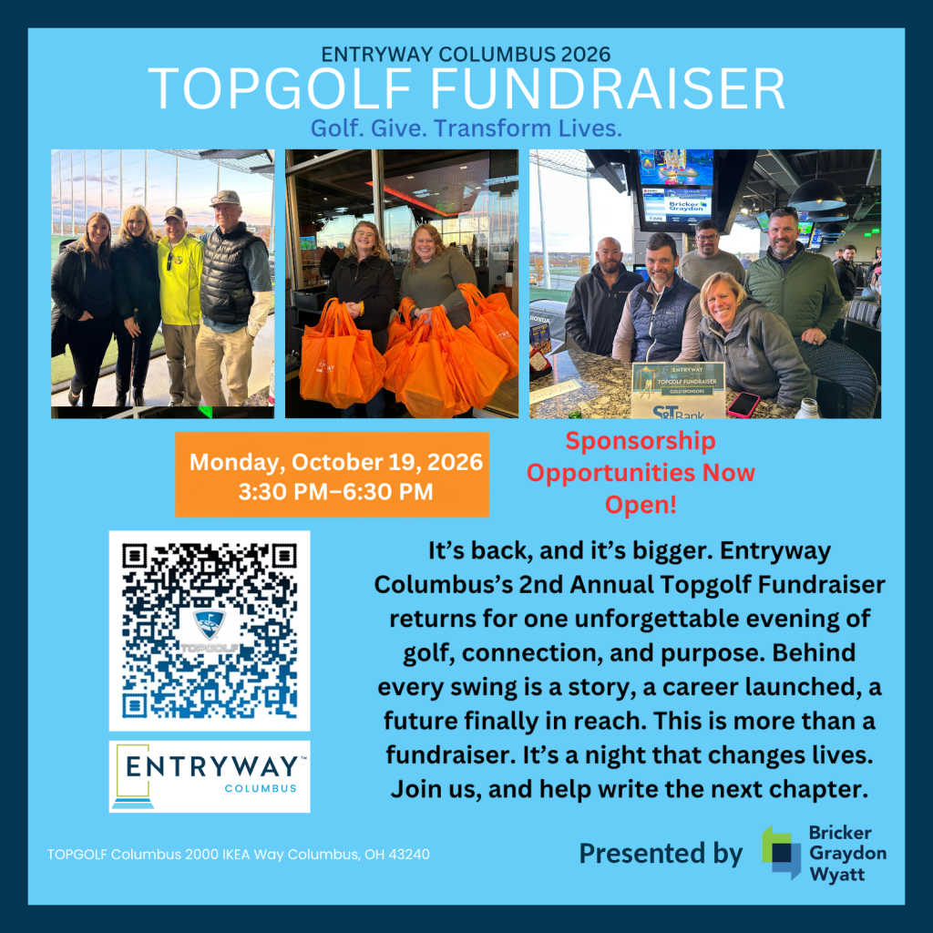 Entryway Columbus Topgolf Fundraiser
