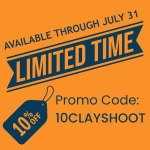 10% promotional code for Entryway North Texas Clay Shoot Event: 10CLAYSHOOT