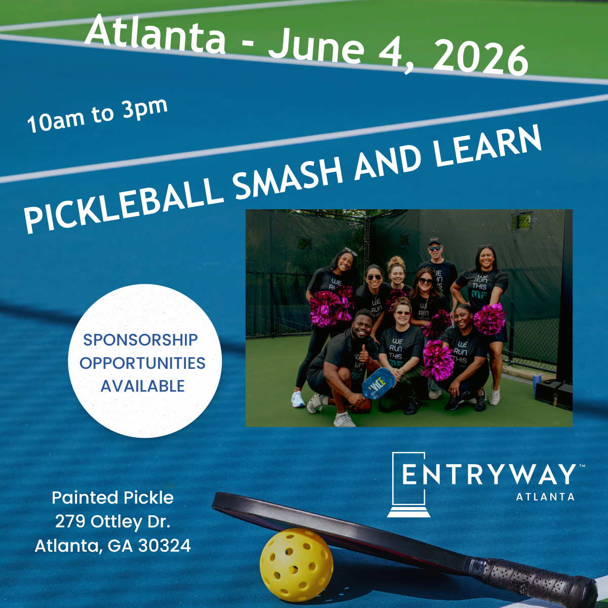 Entryway Atlanta Pickleball Smash and Learn