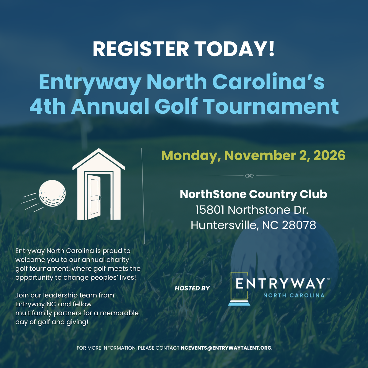 Entryway North Carolina Golf Tournament