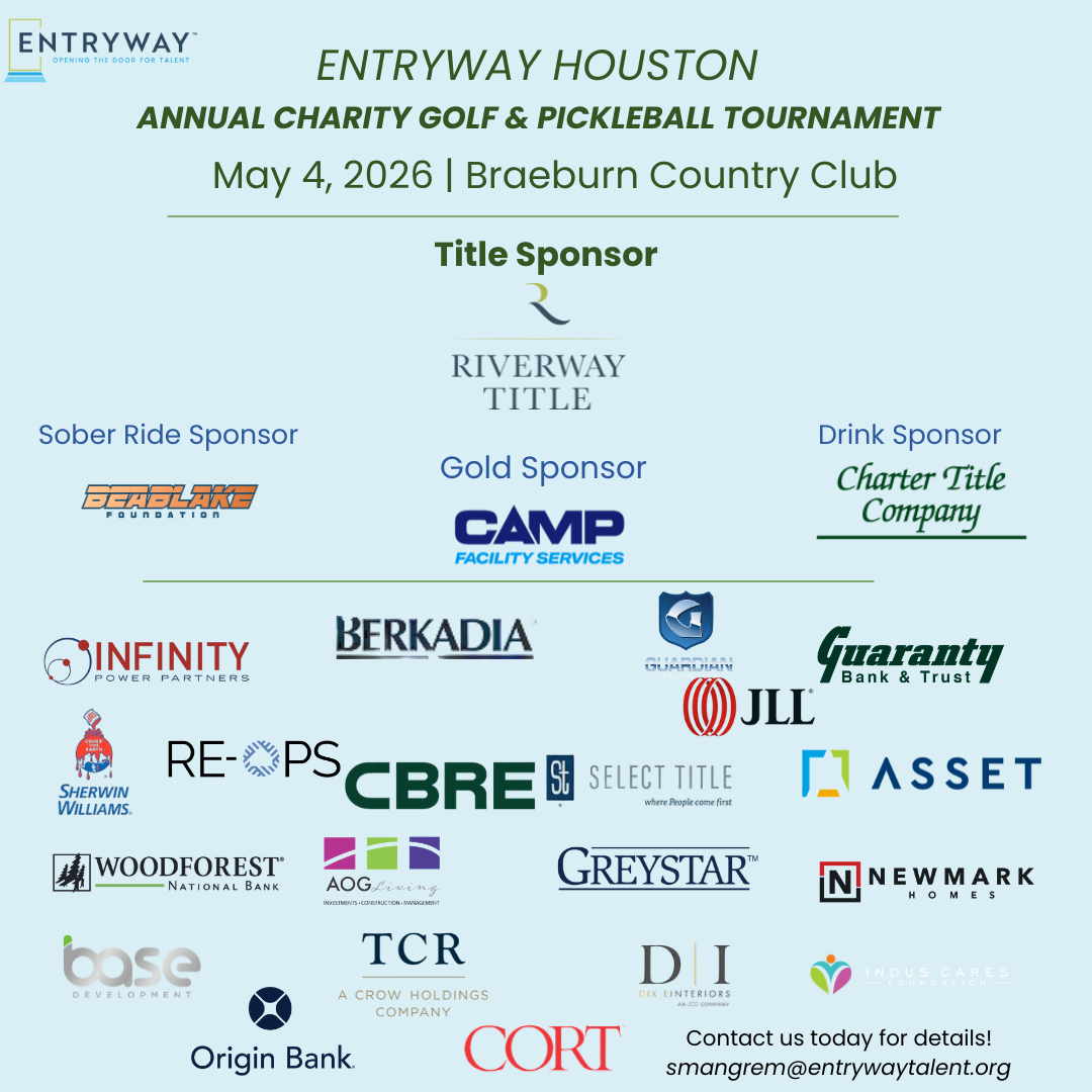 Entryway Houston Annual Charity Golf & Pickleball Tournament