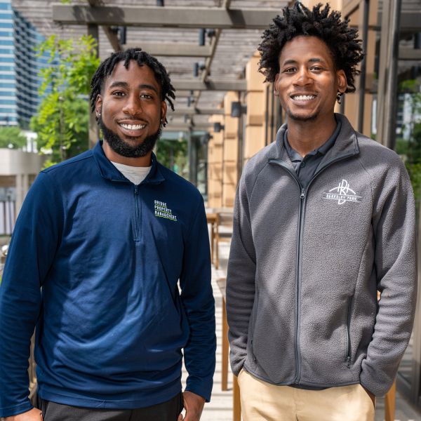 Entryway smiling brothers hired as maintenance techs