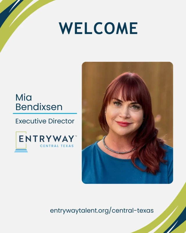 🌟 Welcome, Mia Bendixsen! We’re thrilled to announce that Mia Bendixsen has joined Entryway as our new Executive Director for @EntrywayCentralTexas!

With over 20 years of non-profit leadership—including senior roles at the Boy Scouts, Humane Society, and American Red Cross—Mia brings deep expertise in fundraising, strategy, and community engagement.

Based in Austin with her fiancée and two dogs, Mia is a passionate hiker, animal advocate, and dedicated community leader. We’re excited for the impact she’ll make in Central Texas!

#ATXCommunity #CommunityImpact #NonprofitLeadership