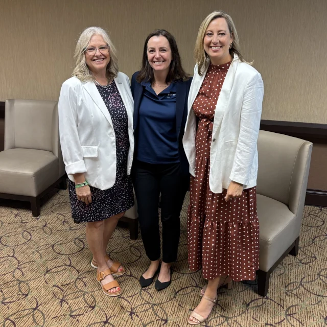 @EntrywayHouston CAB member Kristin McLaughlin, and Executive Director Sarah Mangrem, along with @EntrywayCentralTexas CAB member and TAA President Renee Zahn, represented Entryway at the recent @TexasApartmentAssociation Summer Board Meeting, sharing insights with future multifamily leaders. 

Our strong partnership with the multifamily industry is key to creating pathways to housing and career opportunities—building stronger futures and communities together. 💙

#MultifamilyLeadership #FutureLeaders #CommunityImpact