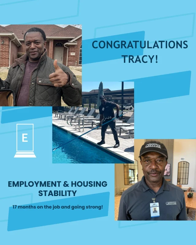 ✨ Success Spotlight: Tracy ✨
We recently checked in with Tracy, a U.S. Navy Veteran who, with the support of @EntrywayNorthTexas, turned determination into opportunity and opportunity into long-term employment and housing stability. After completing training and working temporary roles, Tracy received TWO job offers—and accepted a Service Technician position with @GreystarApartments at a 55+ community. He’s been in that position for 17 months now! 

Tracy says, “Sincerely, Entryway helped me live today, and tomorrow.”

From the risk of homelessness to stability, housing, and meaningful work, Tracy’s journey shows the power of resilience and community support. 💪🏽🏡

#VeteranSuccess #EntrywayImpact #EconomicOpportunity #HousingStability #MultifamilyCareers