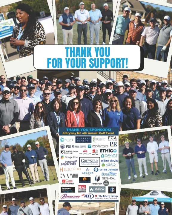 A huge thank you to everyone who continues to make the @EntrywayNC Golf Outing at NorthStone Country Club an annual event not to be missed! 

Your generosity and enthusiasm fuel our work to connect people with new #multifamily careers, stable housing, and a fresh start. Together, we’re creating lasting change! 💙

#CommunityImpact