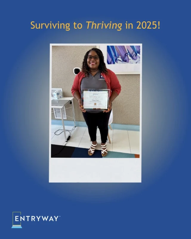 ⏰ Last chance to give before the year ends!
Your support helps Entryway families move from surviving to thriving—through new careers, stable housing, and a fresh start.

Make your year-end gift today and be part of a life-changing beginning. 💙
entrywaytalent.org/donate 

#DonateToday #DoubleYourImpact #EntrywayImpact #FromSurvivingToThriving #EndHomelessness #WorkforceDevelopment #SecondChances