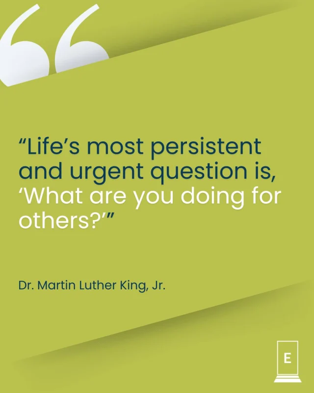 “What are you doing for others?” 

At Entryway, we see this question answered every day by employers, donors, volunteers, and participants working together to create pathways from homelessness to stable careers and homes. Today, we honor Dr. King’s legacy by continuing that work together.

#MLKDay #EntrywayImpact #CommunityPartners