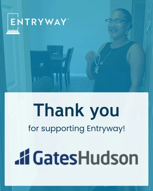 📣Shout out to #GatesHudson for financially supporting Entryway’s mission to create pathways to economic independence.

Their investment helps individuals facing barriers to employment gain the training, mentorship, and opportunities needed to launch careers in the multifamily industry. The impact goes far beyond a job. Our participants build stable futures for themselves and their families.

Thank you, Gates Hudson, for investing in opportunity, workforce development, and stronger communities. 💙

Real Partners in Real Estate | www.GatesHudson.com

#CommunityPartners #MultifamilyImpact