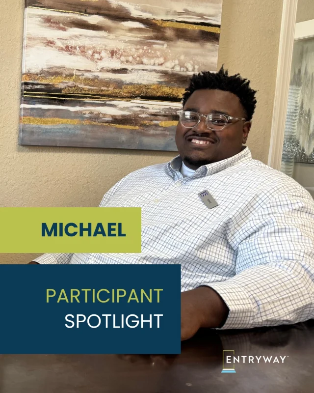 ✨ Meet Michael ✨

Michael was referred to @EntrywayCFL by @Metro_Min in Tampa.

Determined to rebuild stability for himself and his family, Michael worked with Entryway to train for a new career in leasing. He was an exceptional candidate with his customer service background, growth mindset, and commitment to excellence.

Earlier this year, Michael successfully landed a leasing position with @WillowBridgePC.

Today, Michael is thriving, and his family has the stability they need to rebuild for a better future. He wishes to help others rebuild their lives, just as he has.

➡️ Visit our website to see how you can help open doors for other participants like Michael: https://entrywaytalent.org/

#SuccessStories #MultifamilyCareers #EntrywayImpact