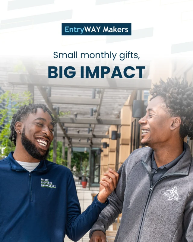 The biggest impact doesn't always come from the largest check.

Sometimes, it comes from small, consistent support. 💙

Our  EntryWAY Makers have provided small gifts that bring our participants closer to rebuilding their lives.

You, too, can provide gifts that make a big difference for our participants. Think: $50, $20, or even $10 a month. No amount is too small.

Ready to become an EntryWAY Makers and support our participants on their journey? 🔗 Visit the link in our bio for more info!

#EntryWAYMakers #EntrywayImpact