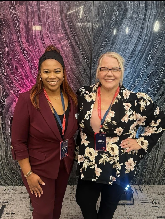 ✨ From Entryway graduates to EmpowHER!

Amanda Anderson and Karry Canfield, two @EntrywaySC graduates recently had the opportunity to attend the @EmpowherMultifamily Conference. And what a powerful experience it was to see them there, building connections, growing their careers, and representing the possibilities that open up when opportunity meets determination.

But the EmpowHER community didn’t stop there. Together, conference attendees raised $11,000 for Entryway! 🎉

We’re incredibly grateful for a community that believes in creating pathways from housing instability to career opportunity; and for the chance to celebrate our graduates as they continue building brighter futures.

Thank you, EmpowHER, for investing in people, possibilities, and futures built one career at a time. 💙

#EmpowHER #Multifamily #BuildingFutures #EntrywayImpact