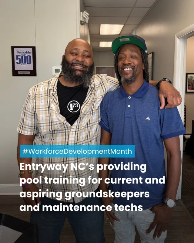 Smiling faces all around as @entrywaync wrapped up the certified pool operator (CPO) training with all students passing!

This training was made possible by support from several partners:
➡️ Stephen Smith and @liverangewater, who donated the time to teach this class.
➡️ @belforgroup, who let us use the space.
➡️ @intersolutions, who provided lunch for day 1.

#WorkforceDevelopmentMonth #WorkforceDevelopment #MaintenanceTraining