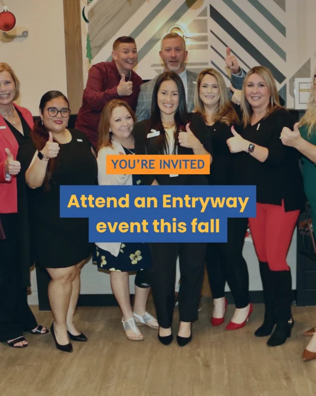 Our events bring together local multifamily professionals and community members looking to connect and learn about our mission to end homelessness.

See any near you? If so, visit our events page (link in bio) to sign up!

#EntrywayArizona
• Topgolf Fundraiser (10/1, Scottsdale)

@EntrywayAtlanta
• Topgolf Fundraiser (10/28, Atlanta)

@entrywaycfl
• E3: Entryway Education Exchange (11/4, Orlando)

@entrywaycentraltexas
• Topgolf Fundraiser (11/5, Austin)

@entrywaycolumbus
• Topgolf Fundraiser (10/19, Columbus)

#EntrywayDenver
• Topgolf Fundraiser (10/1, Centennial)

@EntrywayHouston
• Homecoming Harvest Luncheon (11/17, Houston)

#EntrywayNashville
• Topgolf Fundraiser (10/1, Nashville)

@Entrywaync
• Cocktails for a Cause (10/1, Raleigh)
• Golf Tournament (11/2, Huntersville)

@entrywaynorthtexas
• Scoot Shoot Classic (10/23, Lewisville)

@entrywaysc
• An Evening with Entryway (10/15, Greenville)

#EntrywayEvents #Fundraisers #NetworkingEvents
