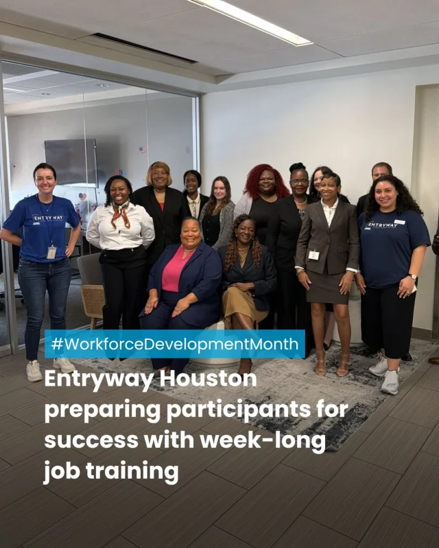 Job searching requires preparation, and that’s what @EntrywayHouston provided for their participants.

Our Houston team rolled out a week-long training to get their participants ready for their new #multifamily career. Afterward, several participants have already received and accepted job offers!

Thank you to the following partners for helping make the week a success: @AOGLiving1985, @avenue5res, @cbre, @cushwake, @greystarapartments, Hayden Properties, @themorgangroupinc, @rpmliving, @tarantinoproperties

#WorkforceDevelopmentMonth #WorkforceDevelopment