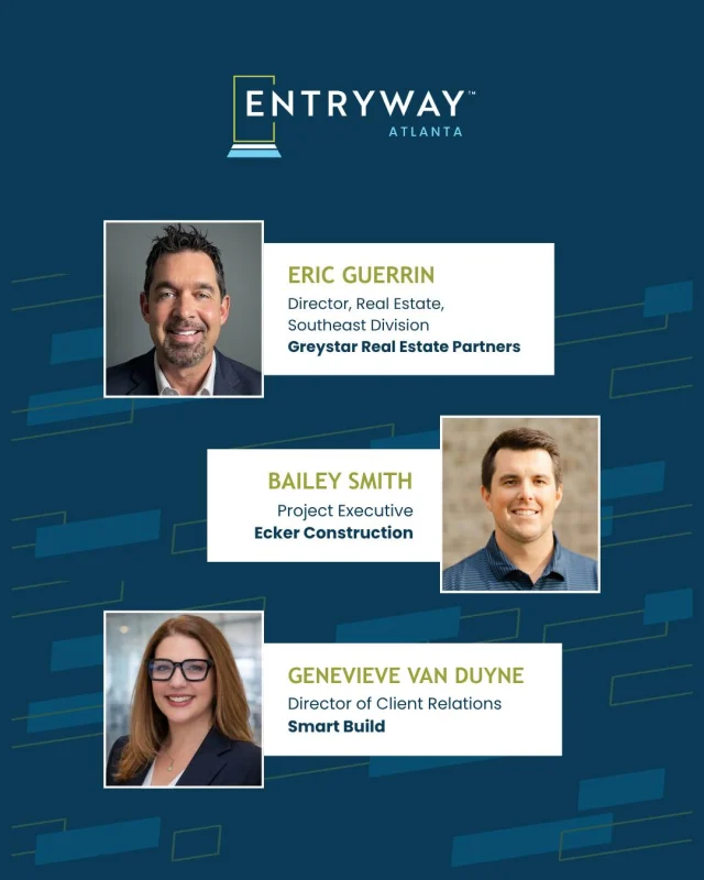 We're welcoming some new City Advisory Board members across several Entryway markets! 👋

CAB members give their time and leadership to help their local Entryway markets reach new partners, participants, and opportunities. We’re so grateful to have these new CAB members join our mission.

@entrywayatlanta
• Eric Guerrin, Director, Real Estate, Southeast Division, Greystar Real Estate Partners 
• Bailey Smith, Project Executive, @eckerconstruction 
• Genevieve Van Duyne, Director of Client Relations, @smartcoatsinc

@entrywaycfl
Orlando
• Mallory Hoffmeyer, Senior Director, Procurement, @liverangewater
Tampa
• Kyle Bosch, CEO, Bosch BI
• Francisca Heinrich, Regional Sales Manager, @affinitywaste

@entrywaycolumbus
• Trey Addison, Interim Executive Director/Co-Founder, @cre_osu/Nascent Group Holdings
•  Kelly Sousa, Sr VP, Commercial Real Estate, huntingtonbank

@entrywayhouston
• John Boriack, President, @veritas.equity.mngt 
• Chris Hanno, Partner, Stephenson Fournier Law

@entrywaync
Charlotte
• Caci Jaeger, Senior Vice President—Carolinas, Rosewood Property Company 
• Kaitlyn Melvin, Regional Property Manager, @radco.us
• Teddy Szyperski, Associate Director, Capital Markets & Investment Sales, @walkerdunlop

@entrywaynorthtexas
• Aaron Douthit, Development Partner, @middleburgcommunities 
• Amy Garren, District Sales Manager, @sherwinwilliams
• Jonmarc Hernandez, Regional Property Manager, @greystarapartments

#MultifamilyIndustry #MultifamilyLeadership #NonprofitLeaders
